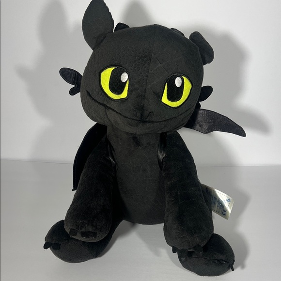 Build-A-Bear Other - Build a Bear Toothless Black Dragon Plush Toy-How to Train Your Dragon Dreamwork